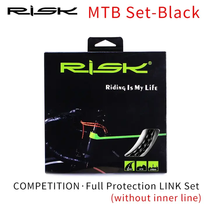 Risque vélo poisson os changement de vitesse frein lien ensemble pour vtt vélo de route compétition Protection complète câble dérailleur ligne fil ensemble