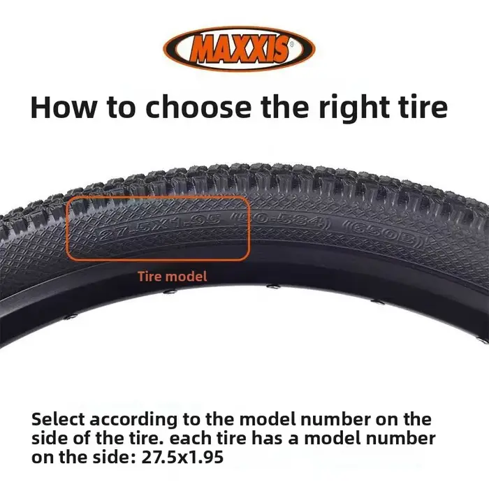 Pneu VTT Maxxis M333 avec logo blanc 26/27