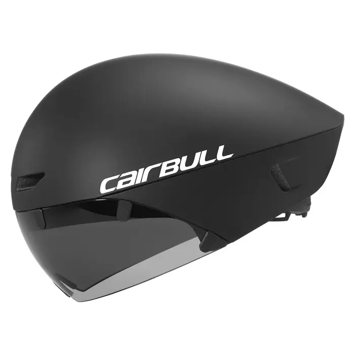 Casque de cyclisme aérodynamique Cairbull Pegasus Time Trial Triathlon pour vélo de route avec lunettes de sécurité