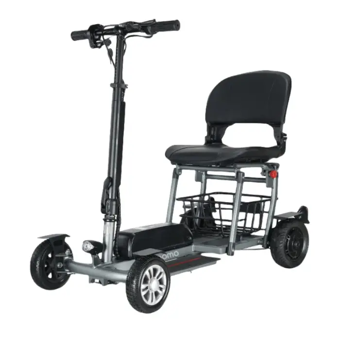 300W 36V 4 roues Scooters de mobilité pour handicapés pliable léger tout-Terrain gamme 32km Scooter électrique batterie amovible