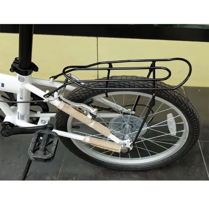Porte-bagages arrière en acier pour vélo pliant