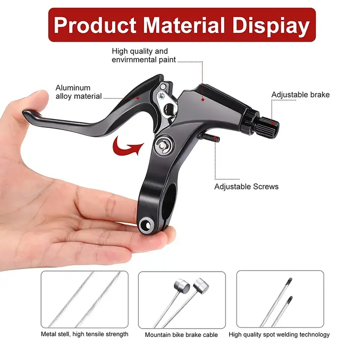 6 pièces/Kit vélo de montagne V frein Portable détachable réglable Sport de plein air pièces de rechange composant