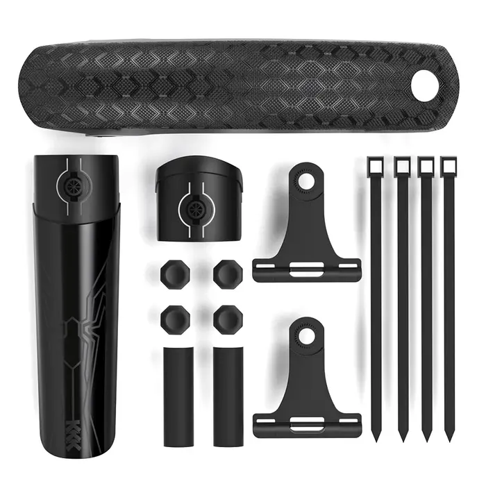 Garde-boue avant et arrière de vélo léger, garde-boue de roue de vélo de montagne réglable, coque ri
