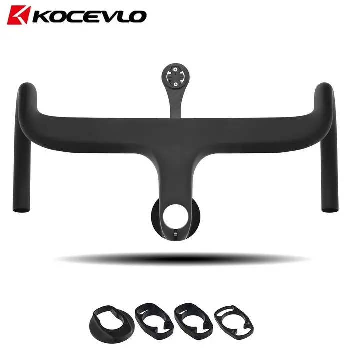 Guidon de vélo de route intégré en carbone KOCEVLO R03 avec entretoises