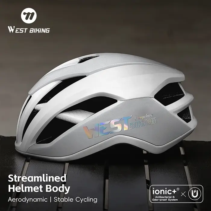 WEST BIKING casque de cyclisme intégré aérodynamique respirant
