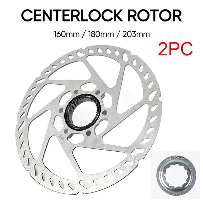 Rotor de verrouillage central de vélo 160mm 180mm 203mm, Rotor de verrouillage central de vélo de ro