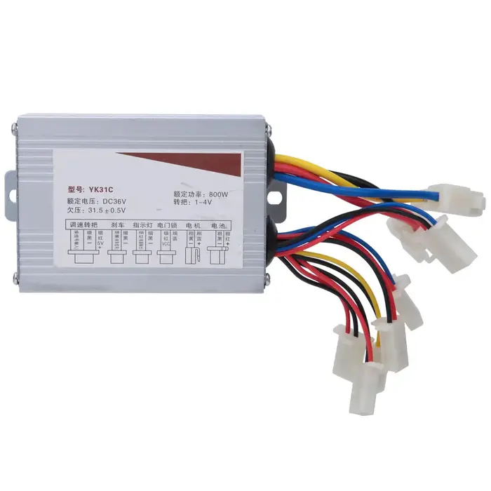 Contrôleur de moteur de vélo électrique 24V/36V/48V 250W/350W/500W/800W DC