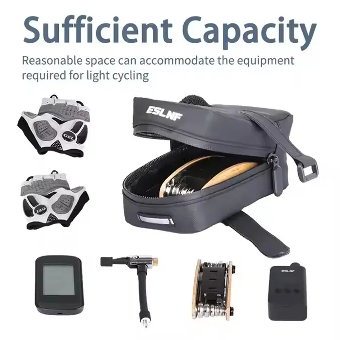 ESLNF-Sac à outils étanche sous le siège de vélo, sacoche de dégager de vélo de route, cyclisme, mon