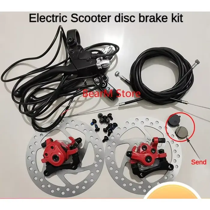 Le kit de frein à disque pour scooter électrique est équipé de des plaquettes pour fabriquer de la poignée