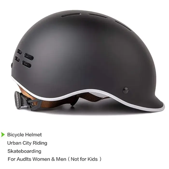 Casque de cyclisme urbain et de patinage unisexe