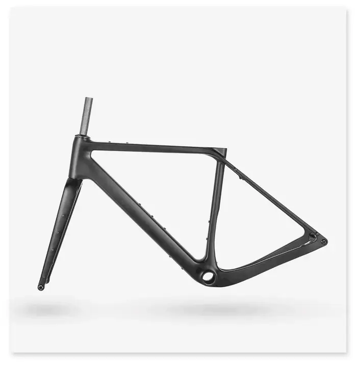 Cadre de vélo en gravier entièrement en carbone, frein à disque, câble GNE, cadre de vélo, Max opath