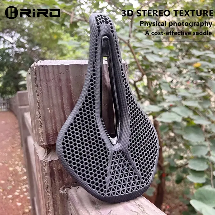 RIRO – selle de vélo bionique 3D en nid d'abeille, vêtements respirants, résistants, durables, couss