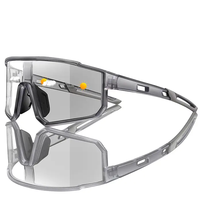 Marque de mode hommes femmes vélo lunettes photochromiques vtt