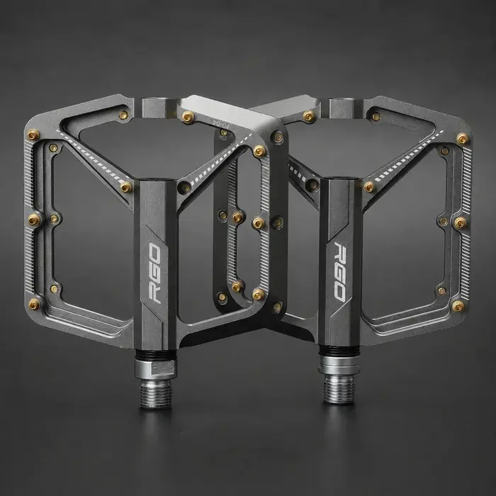 Pédales de vélo GOLDIX RGO PD04 en alliage d'aluminium CNC, 3 roulements lubrifiés, pédales de vélo