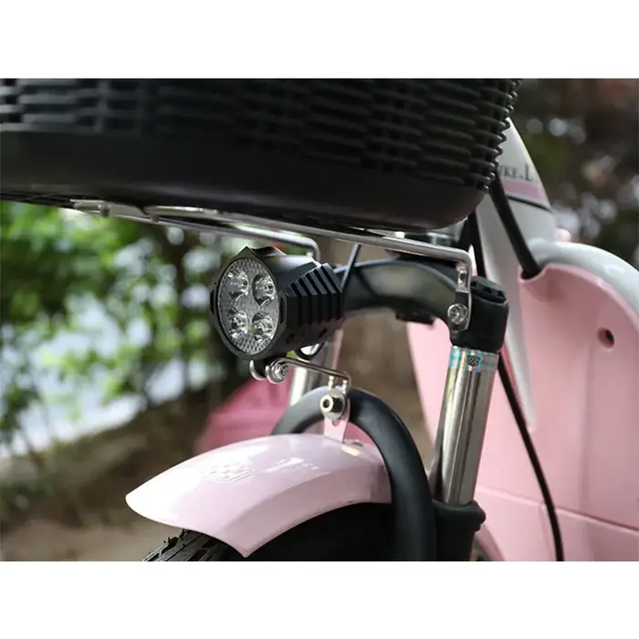 SZFJ Ebike E-Bike 36V 48V 60V 72V Vélo Électrique Lumière avec Klaxon Étanche IPtage sauna lumière klaxon ensemble avant sauna lumière 3W D-021