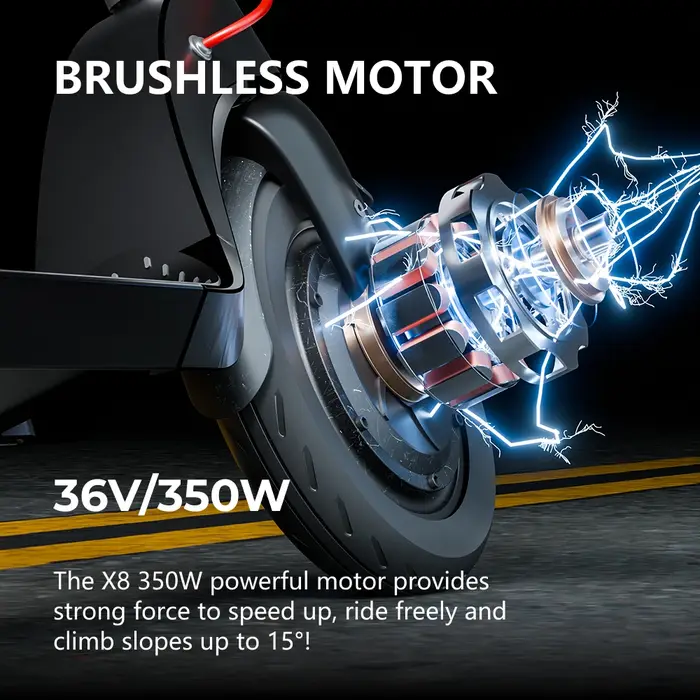 Trottinettes électriques HUANCI X8 350W 25KM/H 10AH