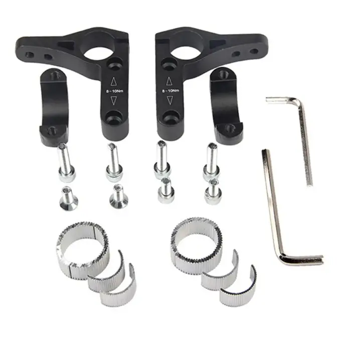 Guidon de Triathlon VTT Aero Bar avec Support Détachable pour Confort et Accessoires de Vélo de Course