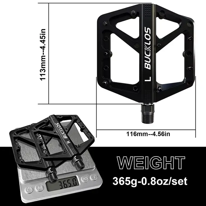BUCKLOS pédale de vélo plate-forme