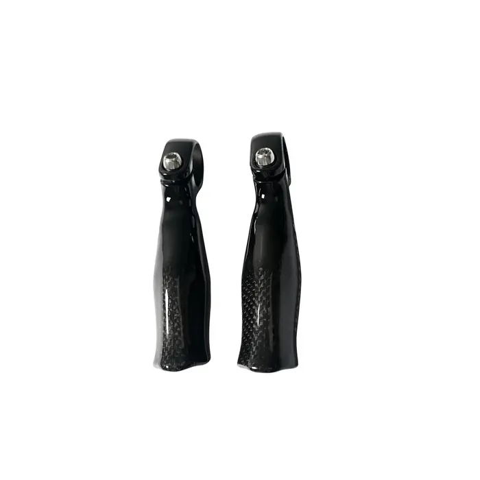 ASIACOM Poignées de guidon de vélo en aluminium et fibre de carbone