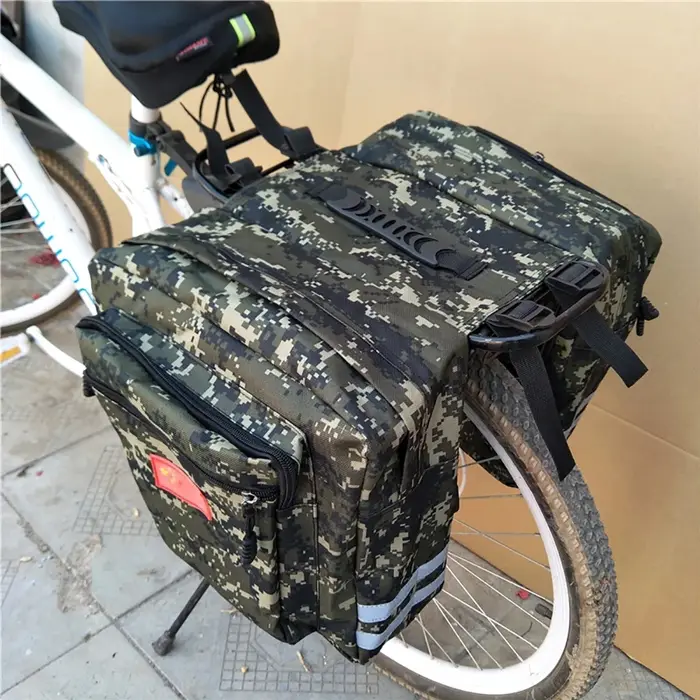 Sacs de coffre camouflage 2 en 1 pour vélo de route de montagne