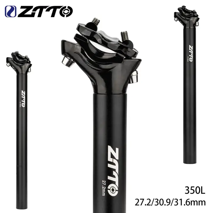ZTTO tige de selle de vélo tête décalée tige de selle super légère en alliage d'aluminium vtt vélo d