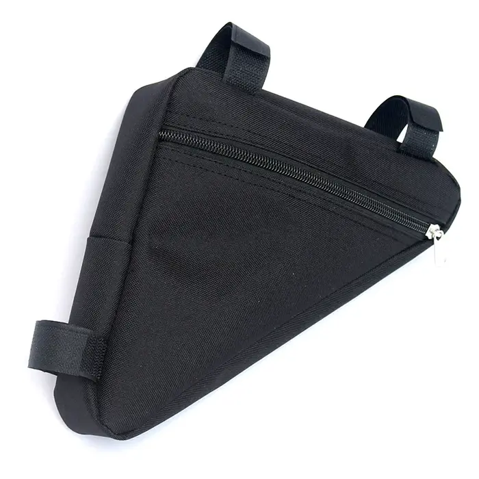Sac de vélo de montagne durable noir avec compartiment à batterie