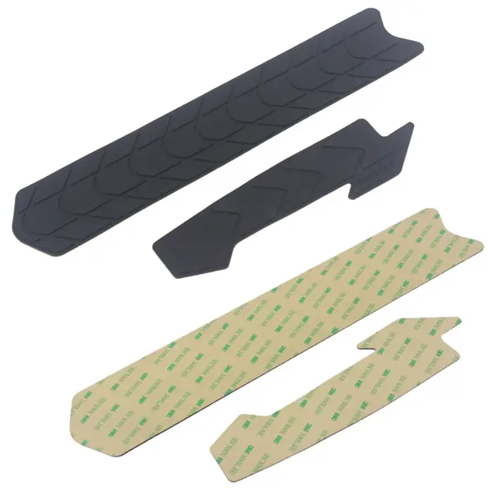 Autocollant anti-rayures en silicone pour cadre de vélo de route et VTT, protection du tube alertes 
