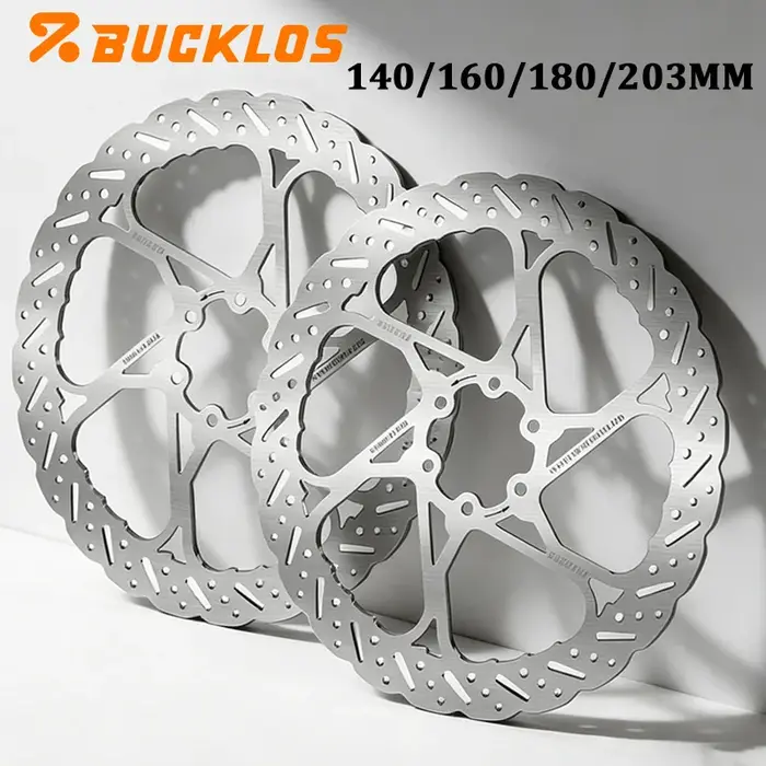 Rotor de frein à disque de vélo BUCKLOS 140 mm 160 mm 180 mm 203 mm