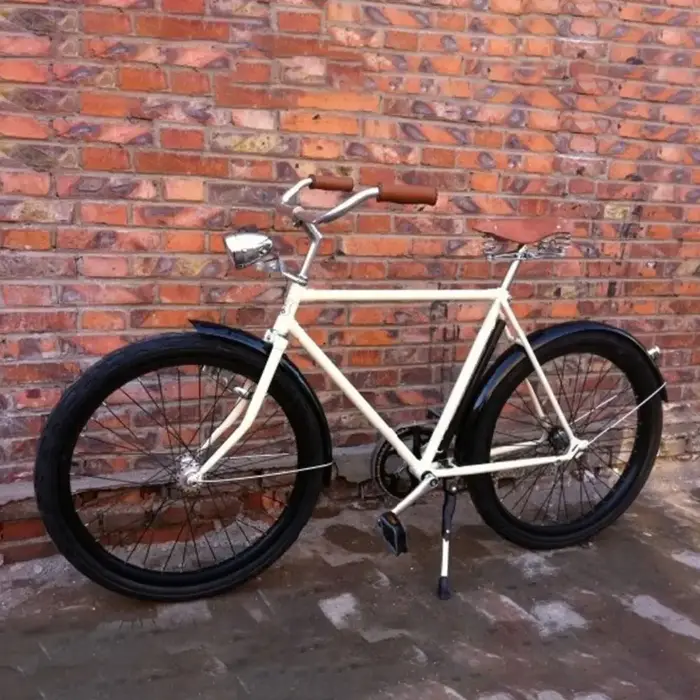 Nouveau Feu de vélo en acier chromé