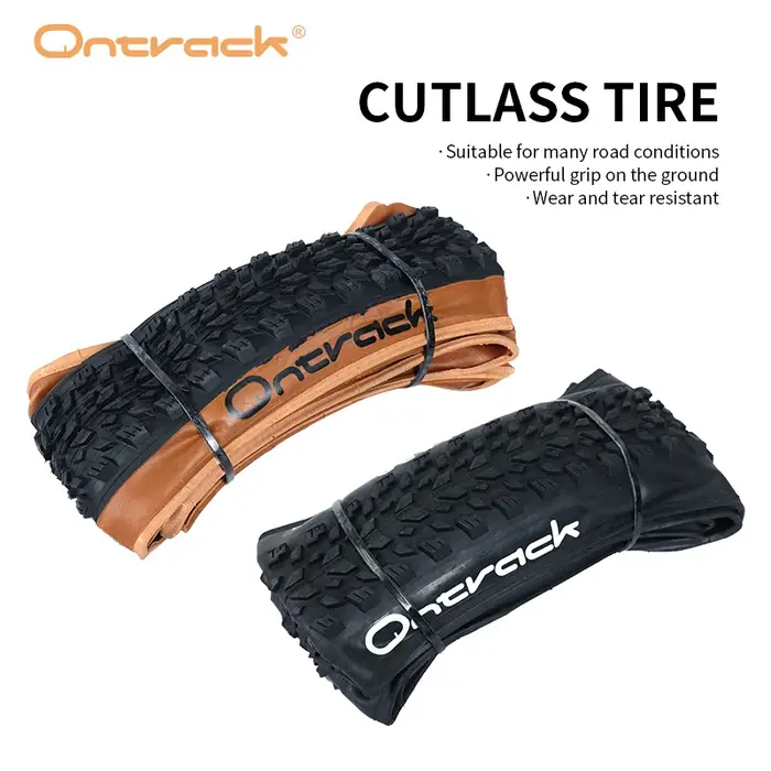 PNEU VTT Pliant ONTRACK CUTLASS 26 27.5 29X2.10 30TPI NOUVEAU MODÈLE PARTE EXTÉRIEURE NOIRE