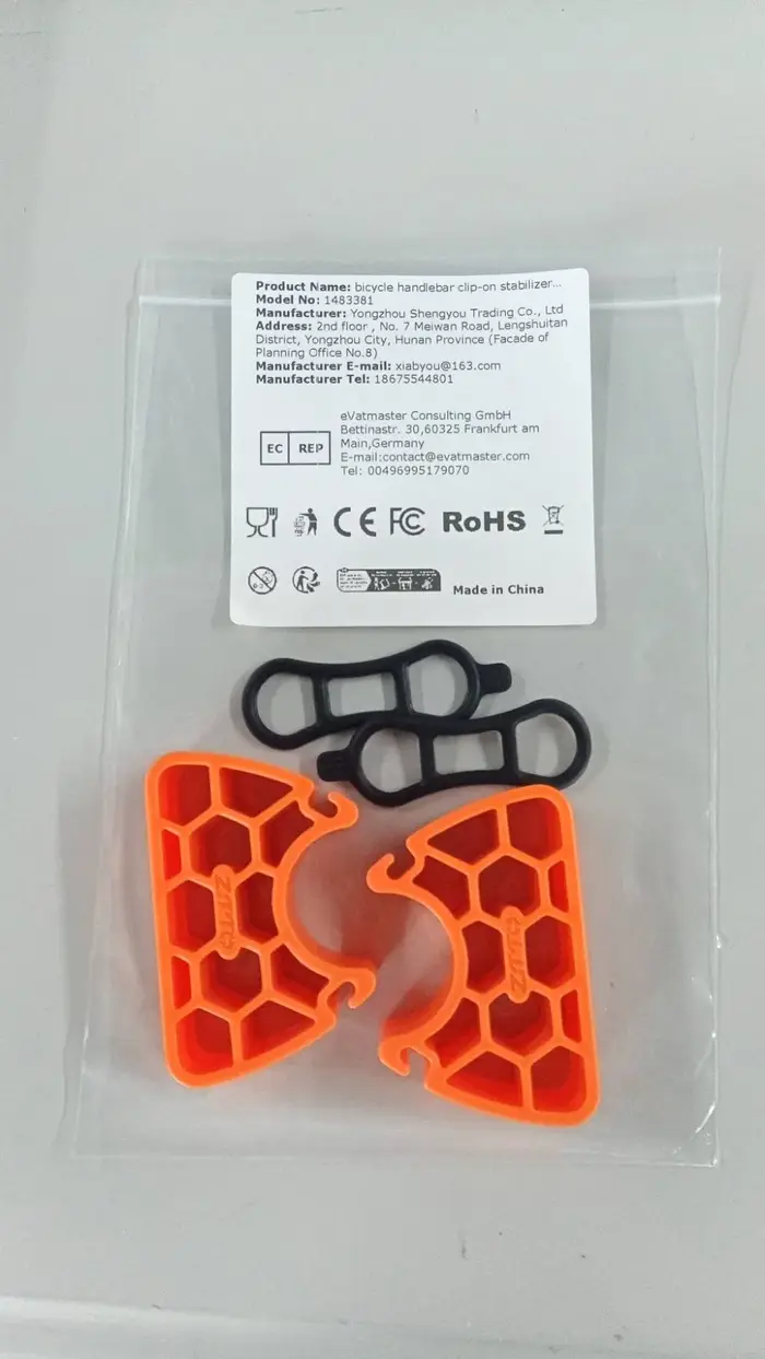 Stabilisateur à clipser pour support de guidon de vélo