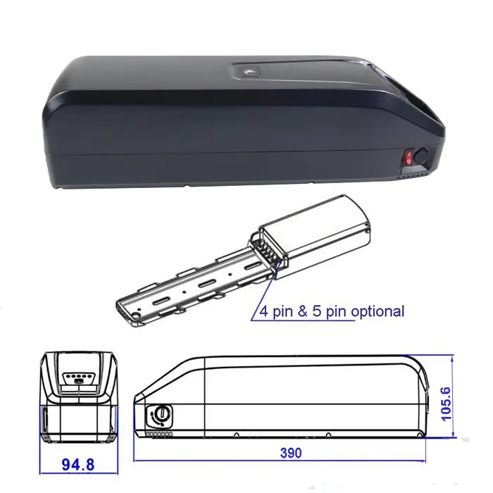 Batterie Lithium-ion 48V 13Ah 15Ah 17Ah 20Ah pour vélo électrique OneSport ONES3 Pro OT15 Duotts C29 S26 Jasion RetroVolt