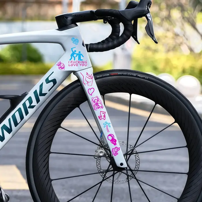 Autocollants de vélo Graffiti colorés