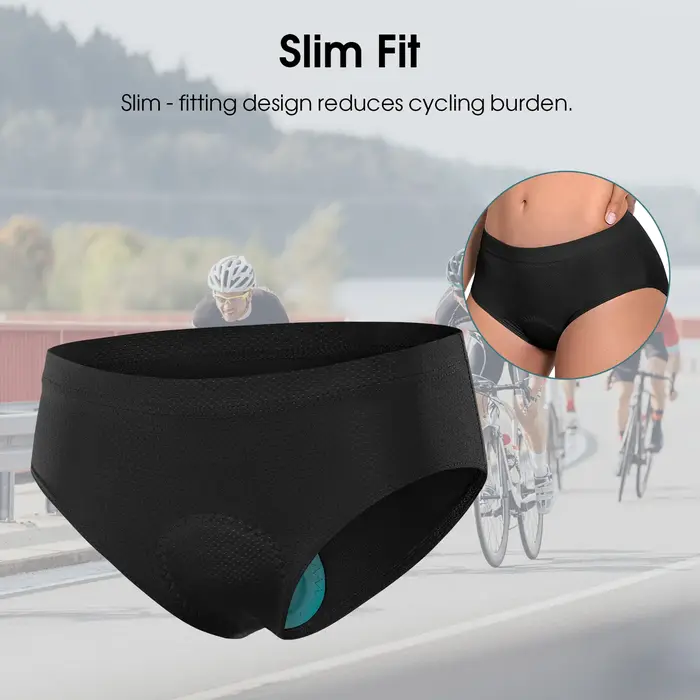 Sous-vêtements de vélo rembourrés pour femmes, sous-vêtements de sport respirants à séchage rapide, 