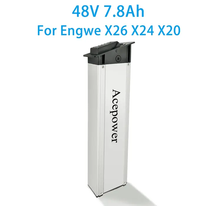 Batterie pour Vélo Électrique Pliant, Dimensions We X26 X24 X20, 48V, 14,4 Ah, 19,2 Ah, 20Ah, 48V, 7