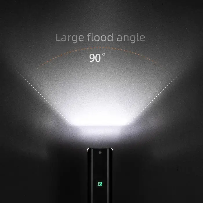 ROCKBROS-Lampe de vélo étanche à la pluie, lampe frontale VTT, lampe de sauna, aluminium, lampe de p