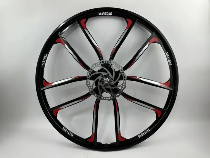 24/26/27.5 pouces vélo en alliage d'aluminium magnésium roue pneu largeur 175/195/2.125 vitesse Variable roue arrière frein à disque