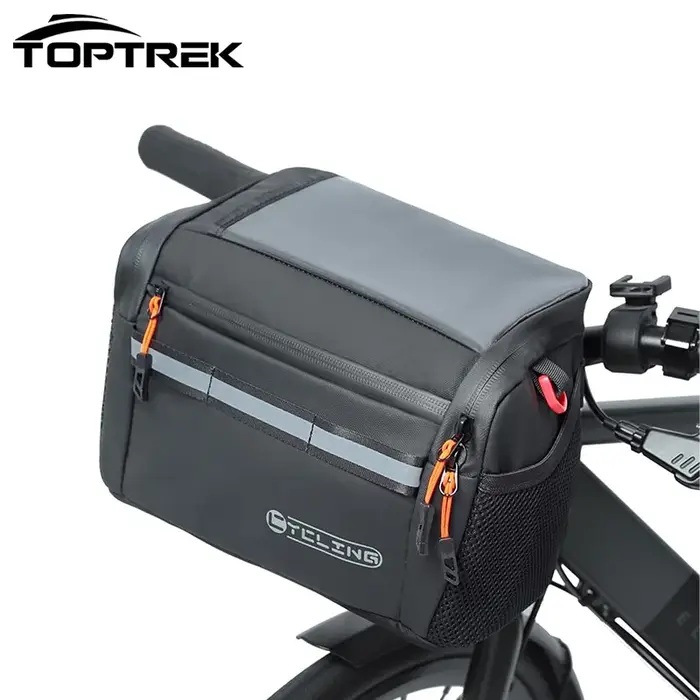 Toptrek 4L sac de guidon de vélo grande capacité isolé stockage de voiture sac