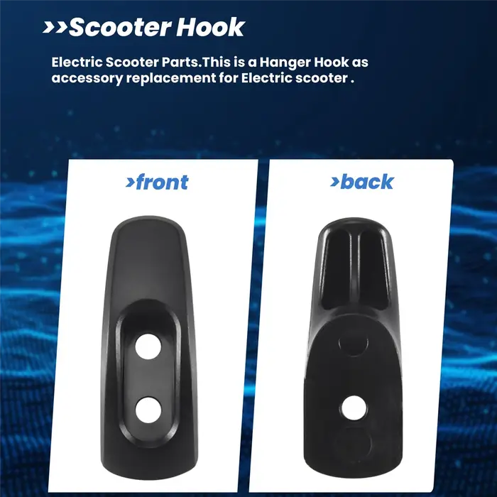 # Crochet de suspension Flexible en métal de mise à niveau de 164M pour remplacement de Scooter électrique Ninebot Segway Es1 Es2 Es3 Es4 (noir)