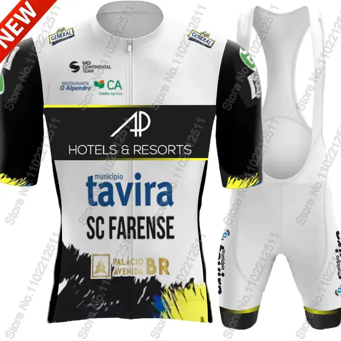 Ensemble de maillot de cyclisme Tavira Team 2026 Portugal
