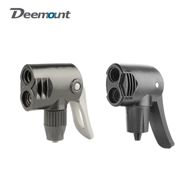 Pompe à main en plastique Schrader/Presta pour vélo de route et VTT