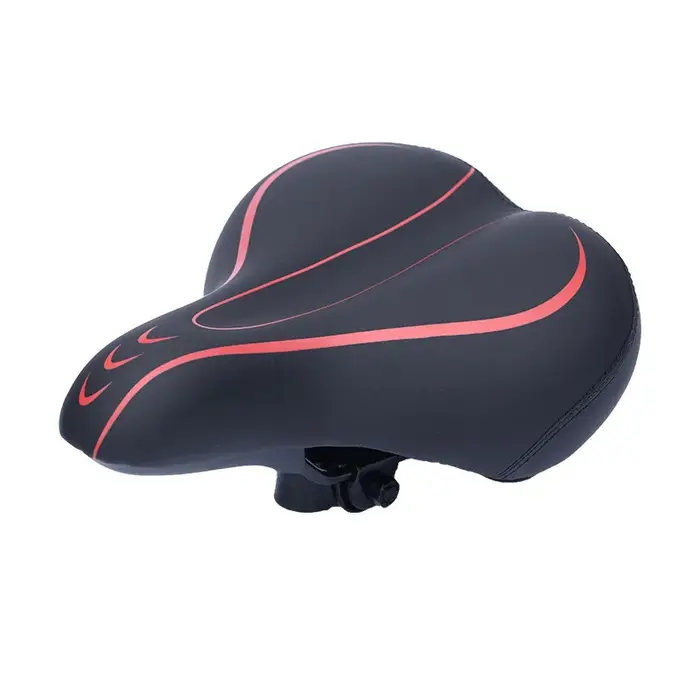 Coussin de selle de vélo large et confortable - Selle de vélo en mousse à mémoire de forme gel épais