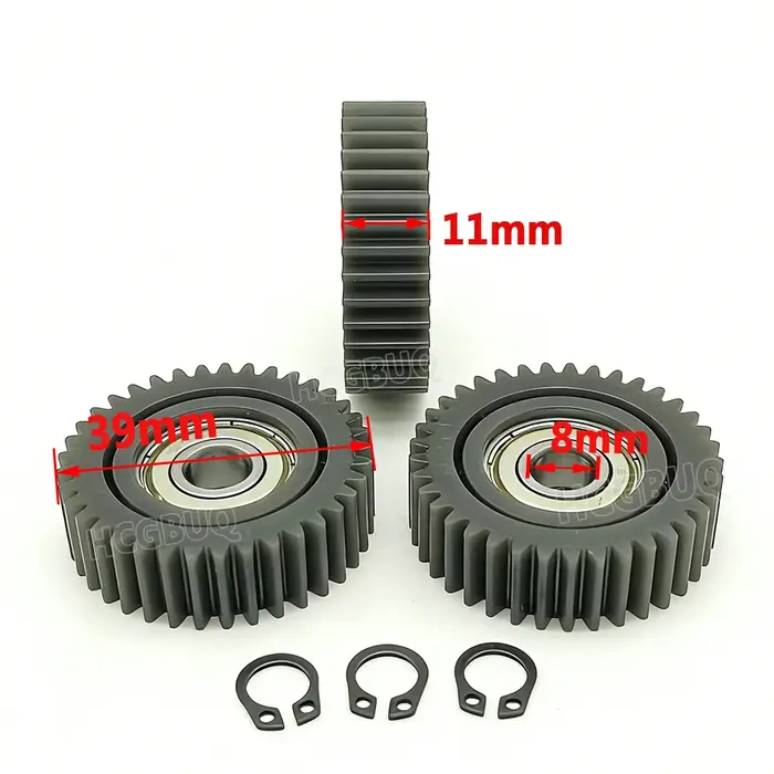Engrenages planétaires 37T pour vélo électrique 39x11mm avec roulements 608Z pour moteur de moyeu