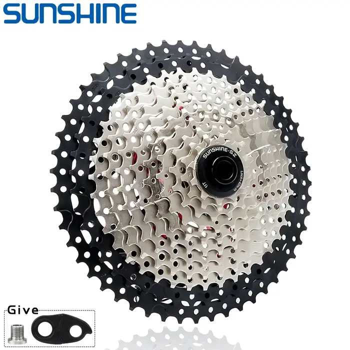 SUNSHINE – Cassette de vélo 8/9/10/11/12 vitesses, pignon vtt 11T-32T/36T/40T/42T/46T/50T/52T, Structure HG, roue libre pour SHIMANO/SRAM