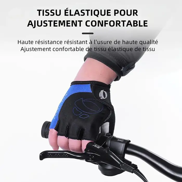 Gants de vélo demi-doigts antidérapants