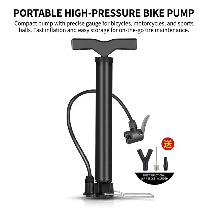 Pompe à air haute pression portable pour vélo