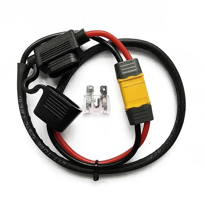 Câble d'alimentation de batterie de vélo électrique, contrôleur de batterie au lithium, fusible étan