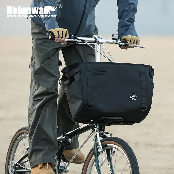 Sac de panier avant pour vélo Rhinowalk pour Brompton 17L/24L
