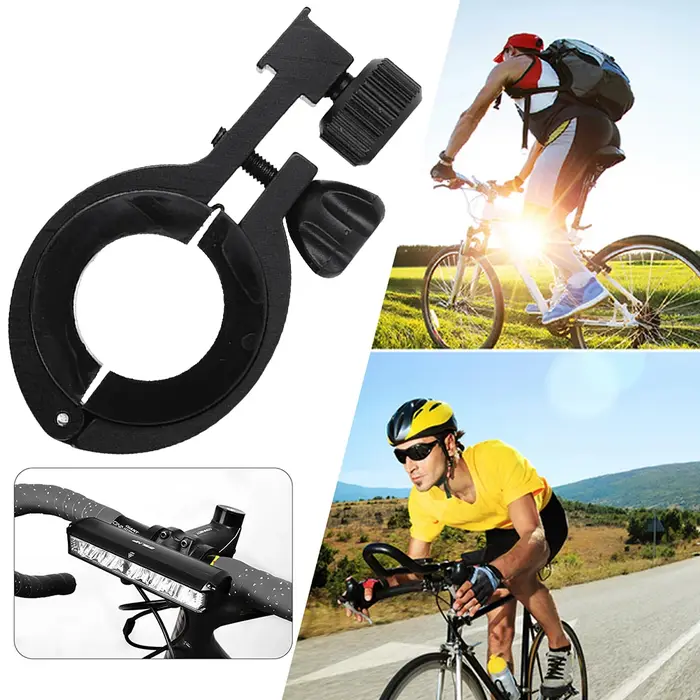 Support de lampe de vélo pratique en alliage d'aluminium