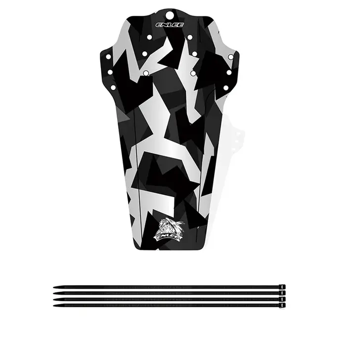 ENLEE VTT garde-boue personnalisé en Fiber de carbone motif couleur DH descente VTT selle garde-boue